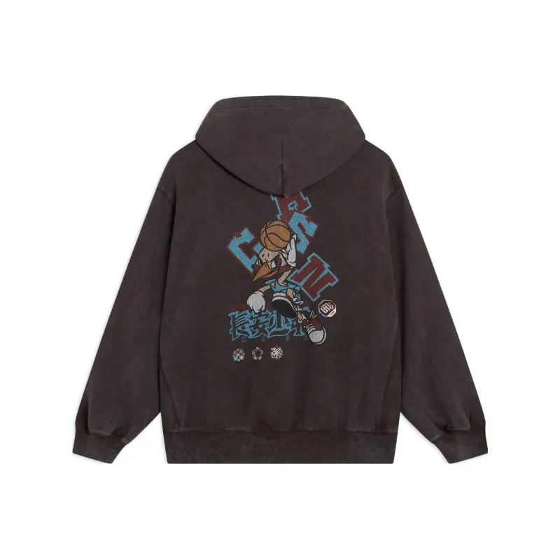 LiNing Sweatshirt Unisex Charcoal Brown-0