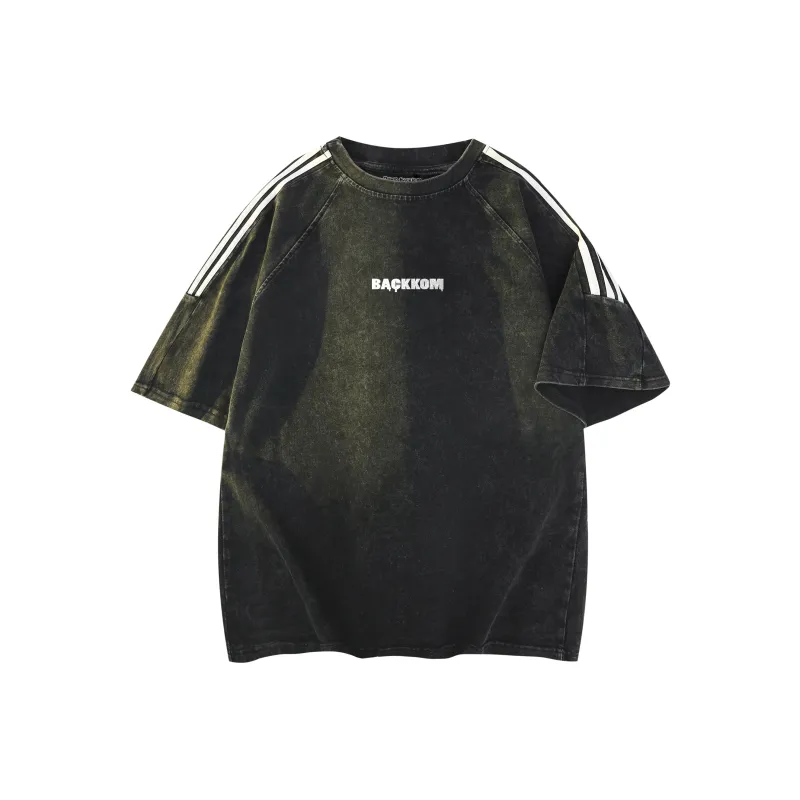 David Bakken T Shirt Unisex Washed Black-0