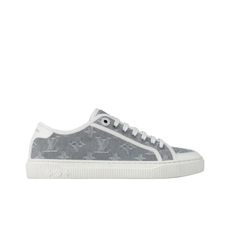 LOUIS VUITTON Lagoon Sneaker 25ss Spring Summer, Cookie Shoes Low Top Canvas Shoes Women's Gray-1