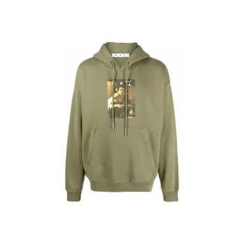OFF WHITE Caravaggio Boy Bitten By A Lizard Skate Hoodie