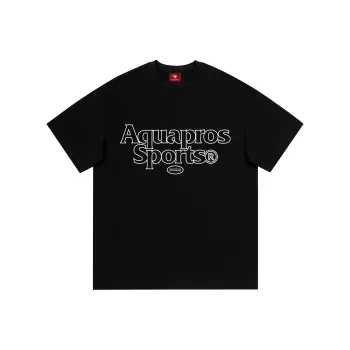AQUAPROS T Shirts Unisex Black