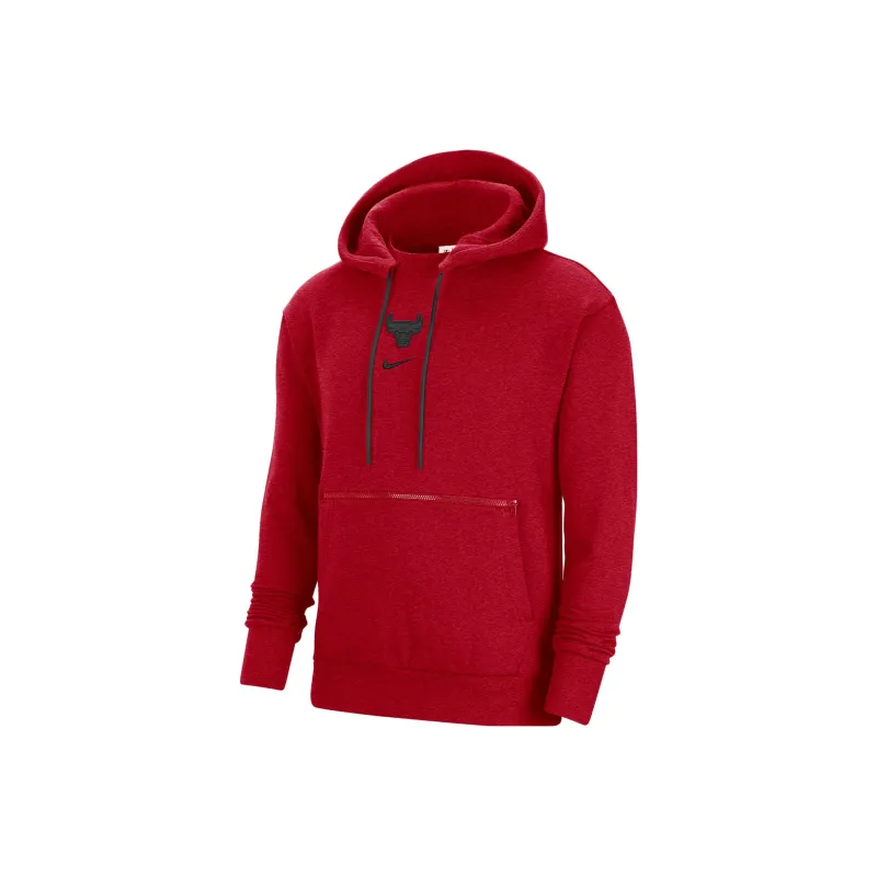 Nike Nba Chicago Bulls Courtside Fleece Hoodie-0