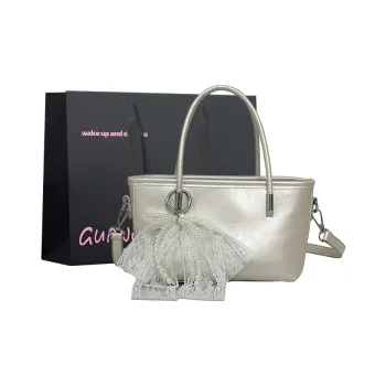 Champion Cub PU One Shoulder Handbags Women's Pearl White/Light Blue/Pink/Black