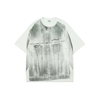 Guuka Short Sleeved T Shirts Men's Light Gray