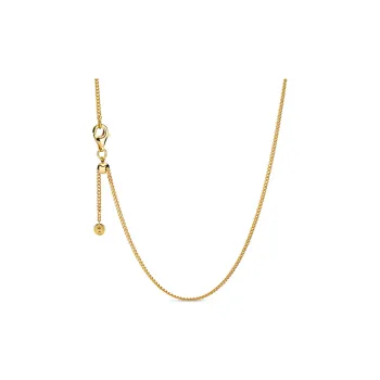 Pandora Gold Plated Copper Silver Alloy Necklaces Women's Gold