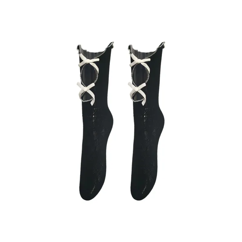 FREELASS Mid Calf Socks Women's Single Pack-1