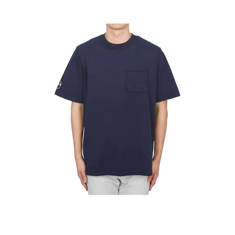 Malbon Golf T Shirt Men's Marine Blue-0