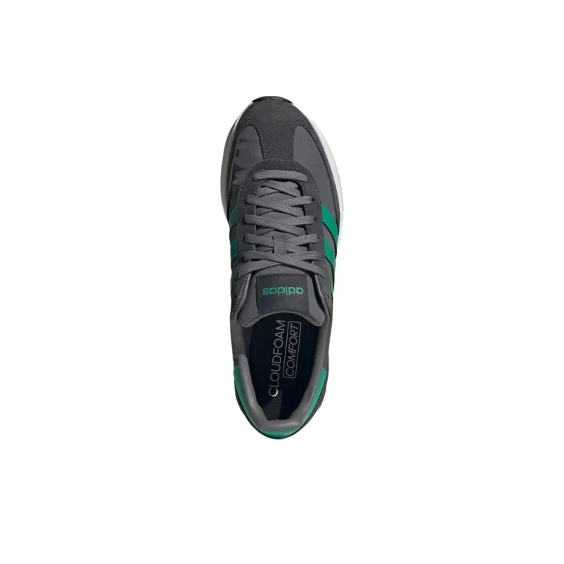 Adidas Run 72 Slip Resistant, Abrasion Resistant, Breathable Low Top Casual Shoes Men's Gray Green-2