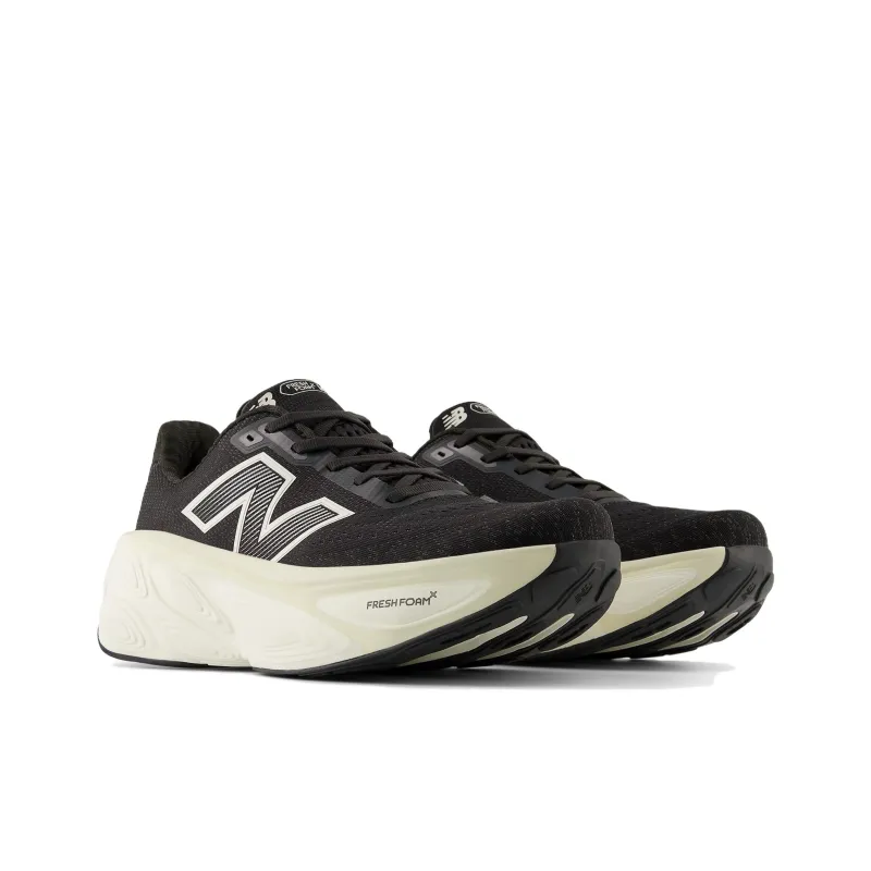 New Balance Fresh Foam X More V5 Anti Slip Wear Resistant Low Top Running Shoes Men's Black-3