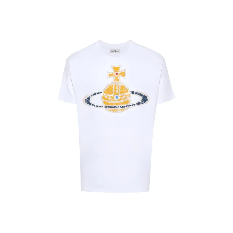 Vivienne Westwood Orb Printed Crewneck T Shirt-0