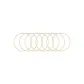 [Ivory White]Slim Hair Tie (8 Pack)