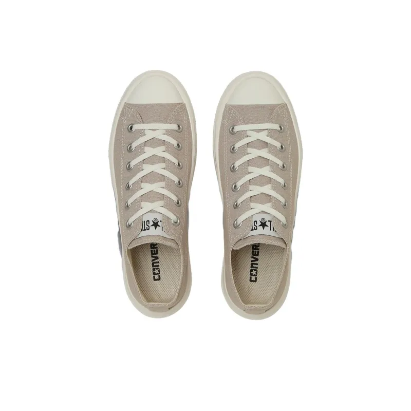 Converse ALL STAR LIGHT PLTS 2 Lightweight Low Top Canvas Shoes Women's Pebble Beige-2