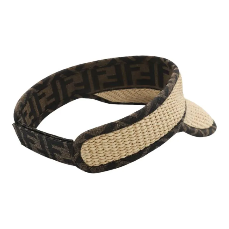 FENDI Raffia Visor-1
