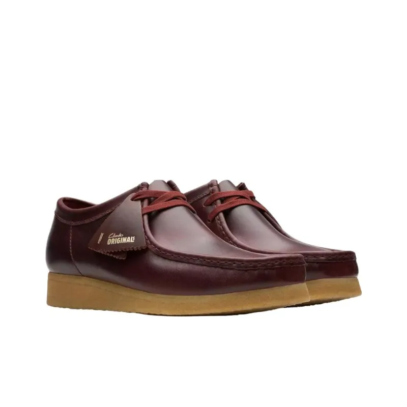 Clarks Originals Wallabee Deep Red-3