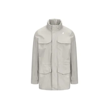K WAY Logo patch Coat