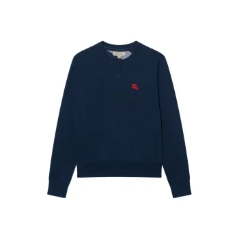 Burberry Logo-embroidered Cotton Sweatshirt