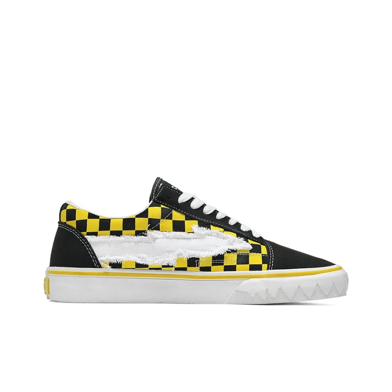 VFTS Canvas Shoes Unisex Black White-6
