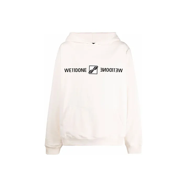 WE11DONE Patched Mirror Logo Hoodie-0