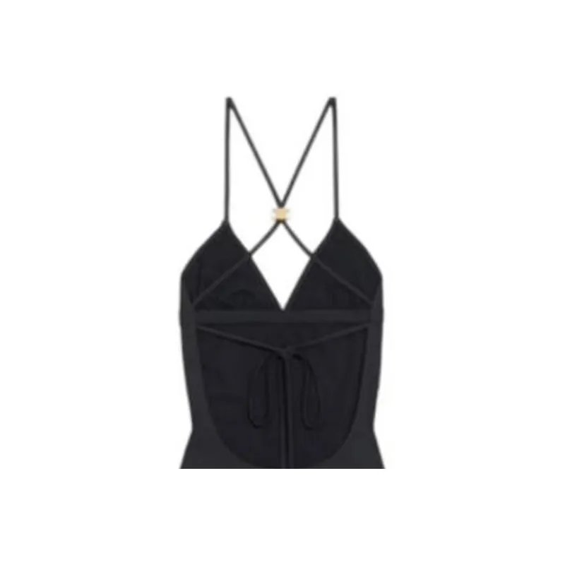 CELINE One Piece Swimsuits Women's Black-2