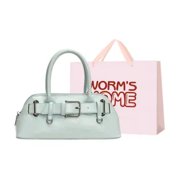 Worm's Home Pu Handbag Regular Women's White/Black/Yellow/Blue/Pink