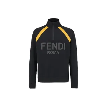 FENDI Sweatshirts Men Black