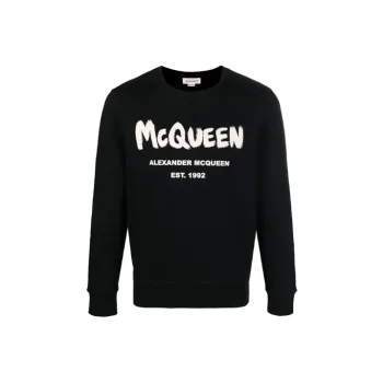 Alexander McQueen Graffiti print Sweatshirt