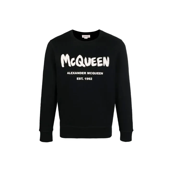 Alexander McQueen Graffiti print Sweatshirt-0