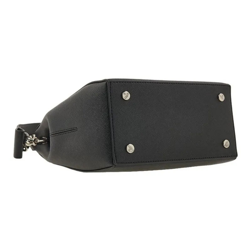 Vivienne Westwood Leather One Shoulder Handbag Women's Black-3