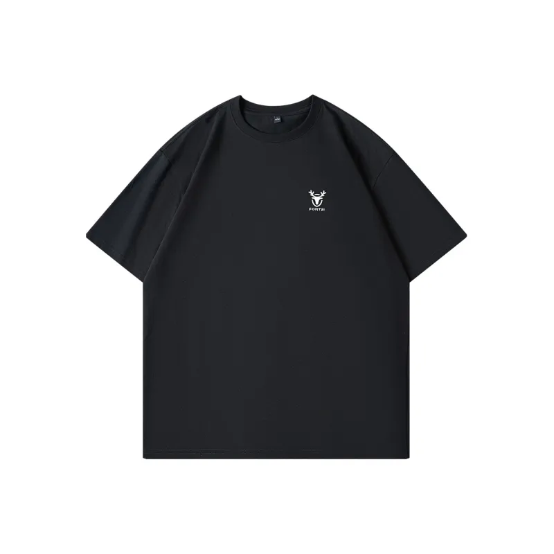 FORTEI T Shirts Men Black-0