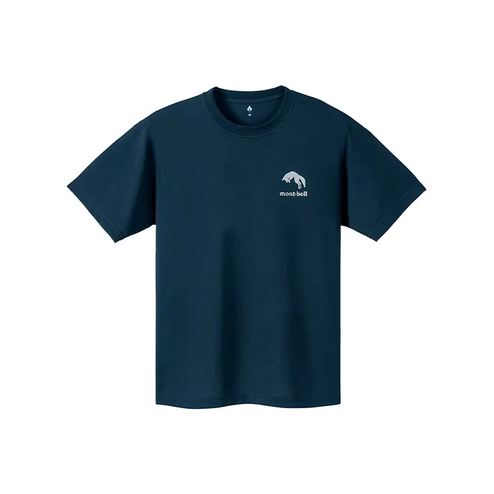 MONTBELL T Shirt Unisex Marine Blue-0