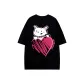 Black Right Heart Kitten