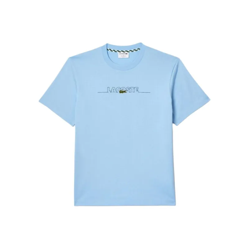 LACOSTE Logo embroidered T shirt-0