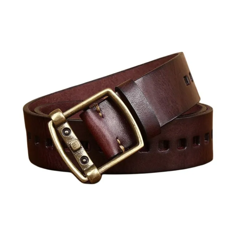 JEANSWEST Cow Leather Belts Men's Width  3.8cm-12