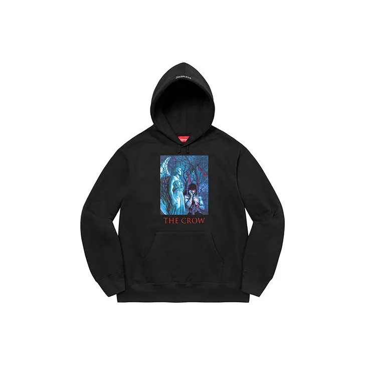 Supreme X The Crow Hooded Sweatshirt-0