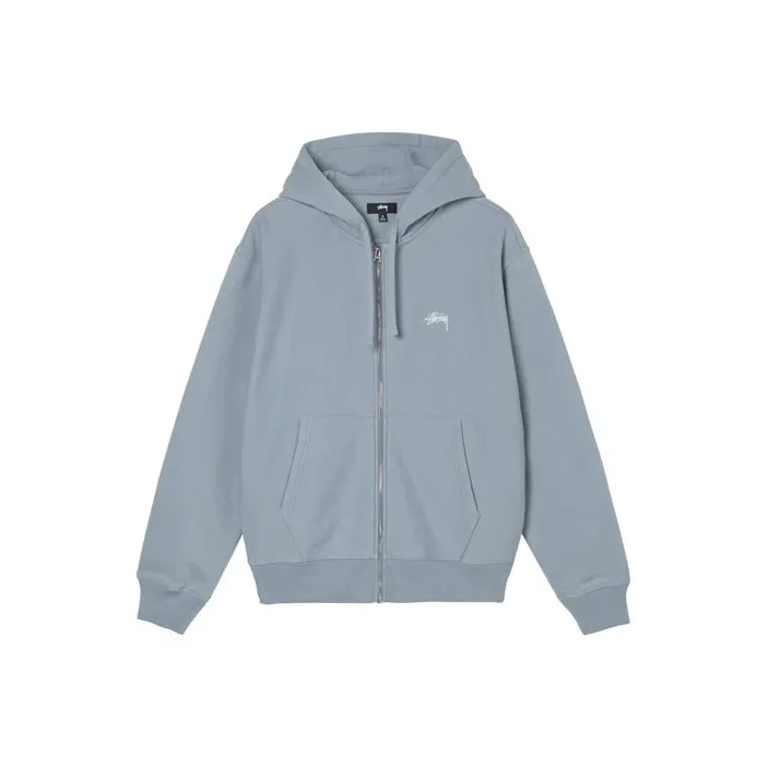 Stussy Stock Logo Zip Hood-2