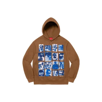 Supreme Collage Grid Hooded Sweatshirt