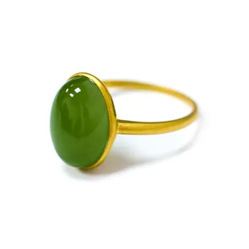 GANGCUI Hetian Jade Rings Unisex Jasper