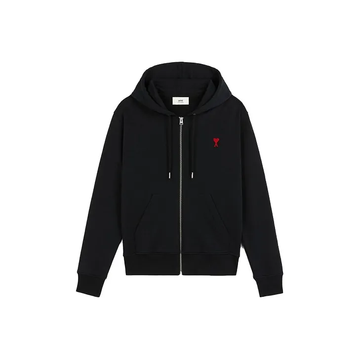AMIPARIS Paris Ami De Coeur Zip Up Hoodie-0