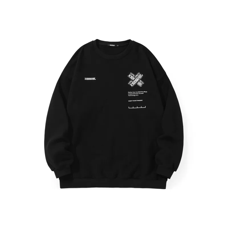 XXGOGO Crew Neck Loose Fit Regular Sweatshirt Unisex-0