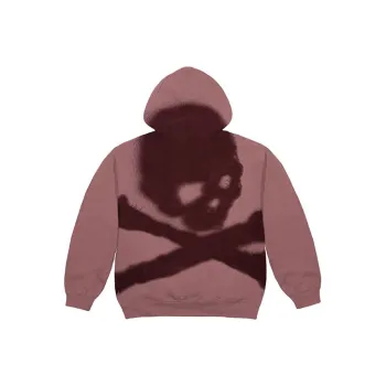 Travis Scott Cactus Jack For Mastermind Skull Zip Up Hoodie Washed Red