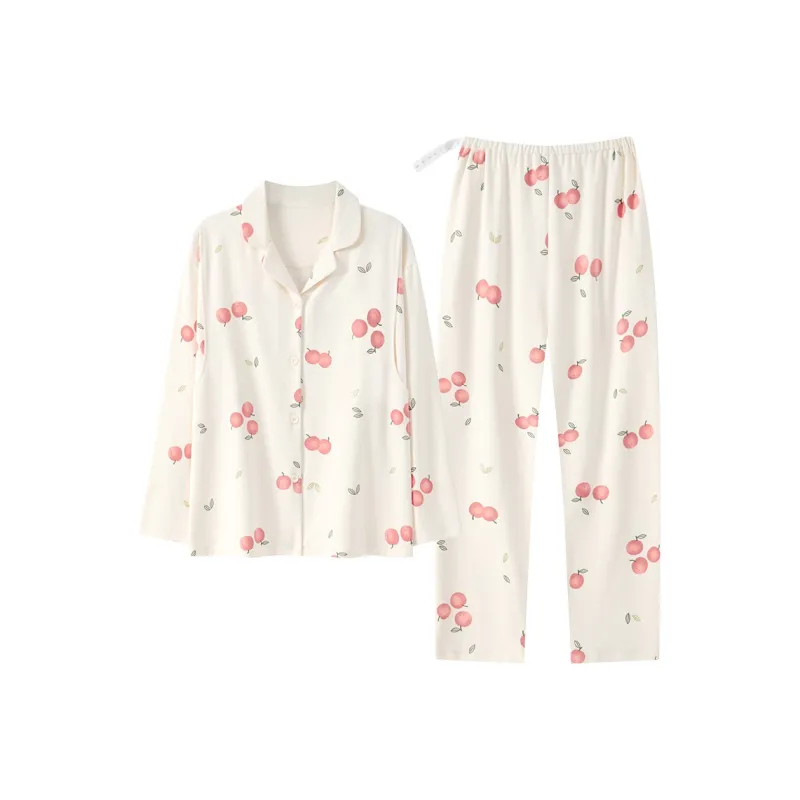 Herbal Primer Pajama Set Women's Combo Set-25