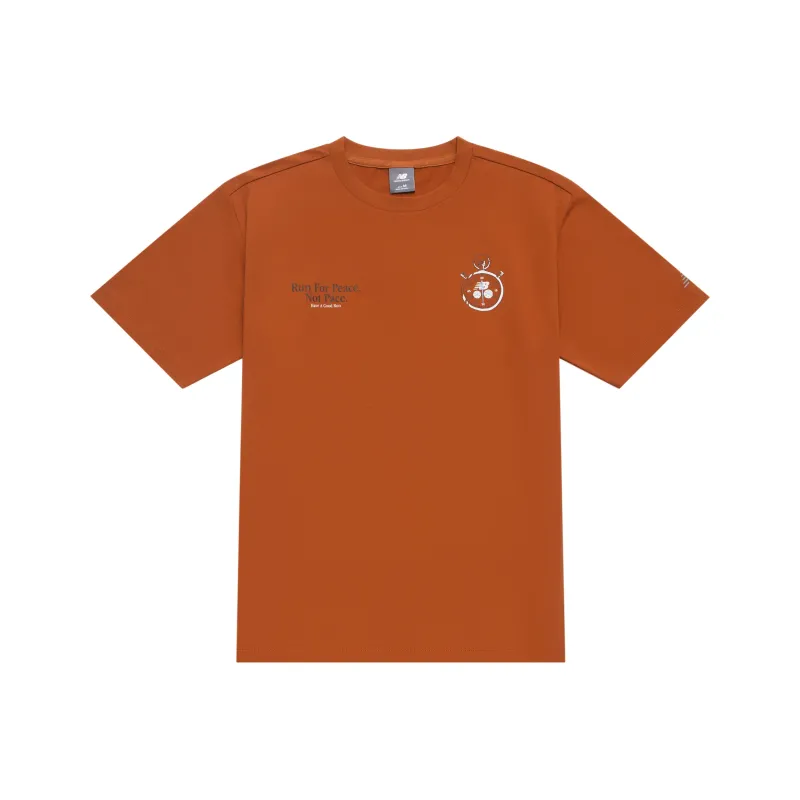 New Balance SS24 T Shirt Unisex Orange-0