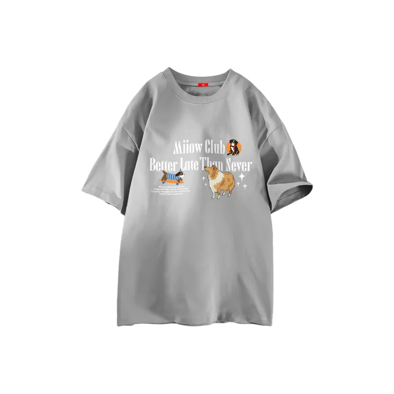 MIIOW Trend Party Series T-Shirt Unisex White-6