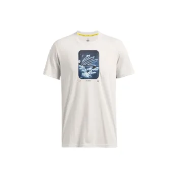 Under Armour CURRY TREND T Shirt Men's Clay White