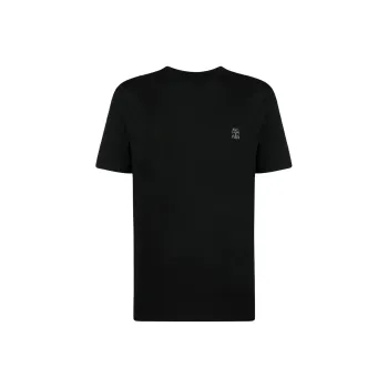 Brunello Cucinelli Logo print Cotton T shirt