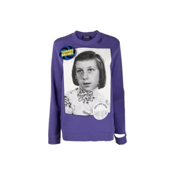 RAF SIMONS Sweatshirts Unisex Purple