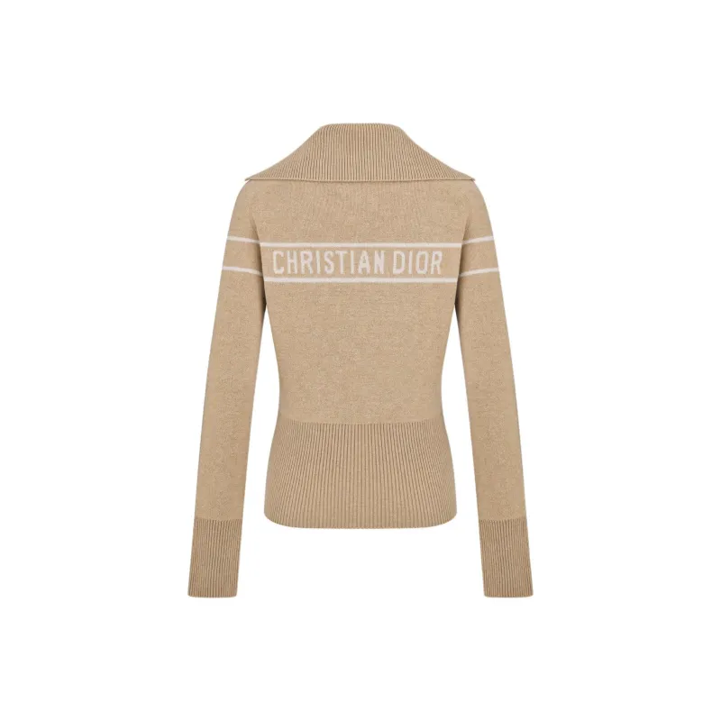 DIOR Cashmere Sweater Women's Beige-2