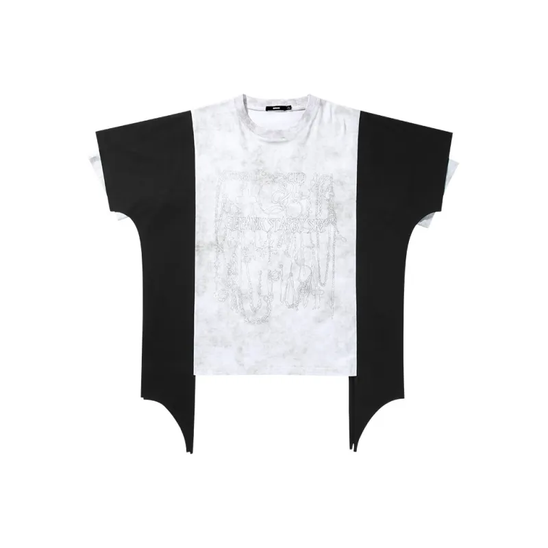 GENANX T Shirt Unisex Black White Gray-0