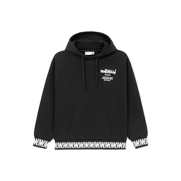 LiNing x JASON WU CF Tracing Sports Fashion Collection Sweatshirt Unisex Black-0