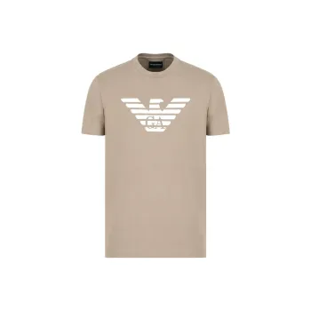 EMPORIO ARMANI Pima jersey T shirt With Logo Print